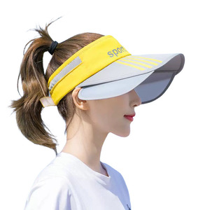 태양 보호 모자 여성 여름 전 경기 한국어 버전 자외선 방지 야구 큰 챙 빈 탑 사이클링