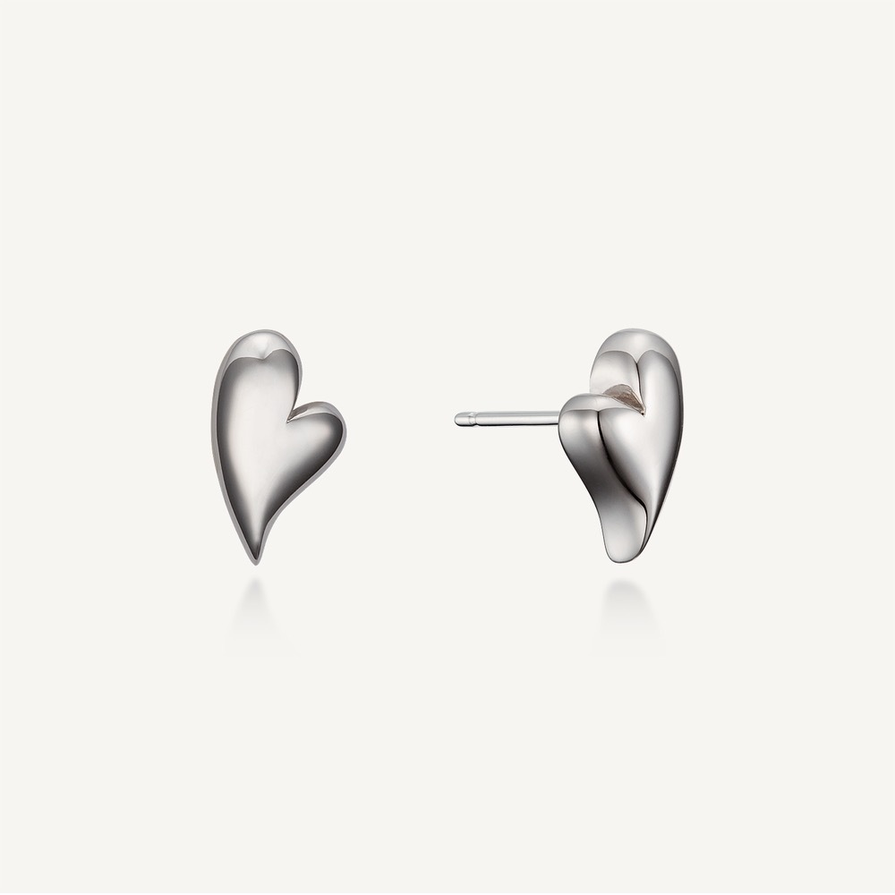 [미스그린] 벌룬 하트 귀걸이 | Balloon Heart Earrings