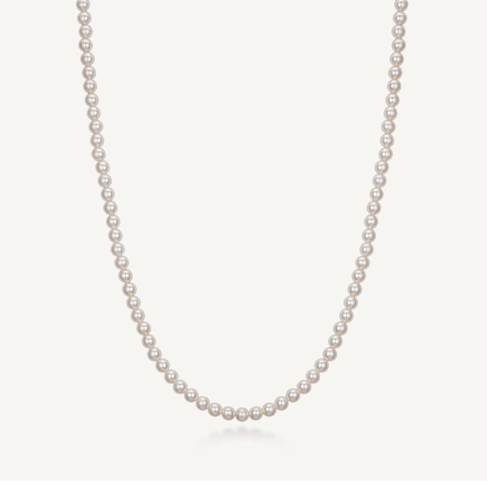 [미스그린] 쁘띠 펄 목걸이 | Petite Pearl Necklace