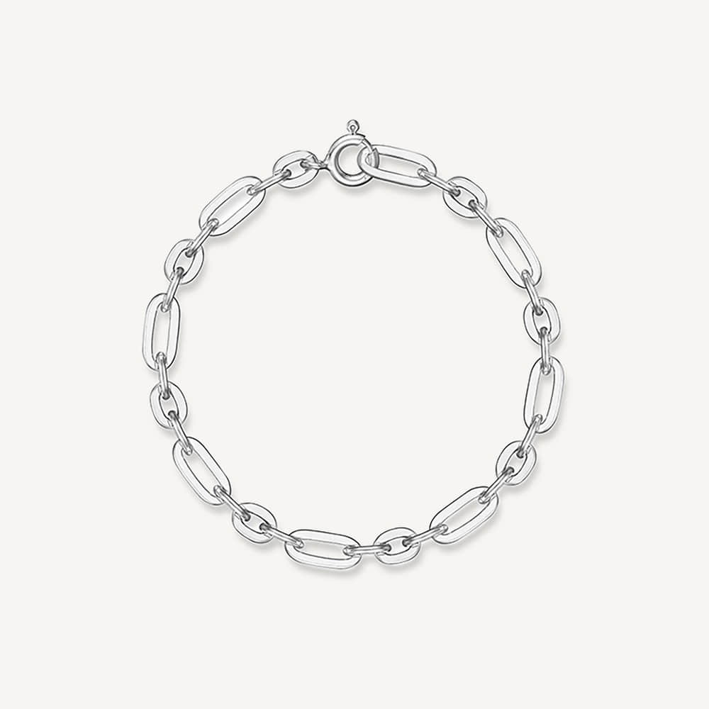 [미스그린] 볼드 체인 레이어드 팔찌 | Bold Chain layered Bracelet
