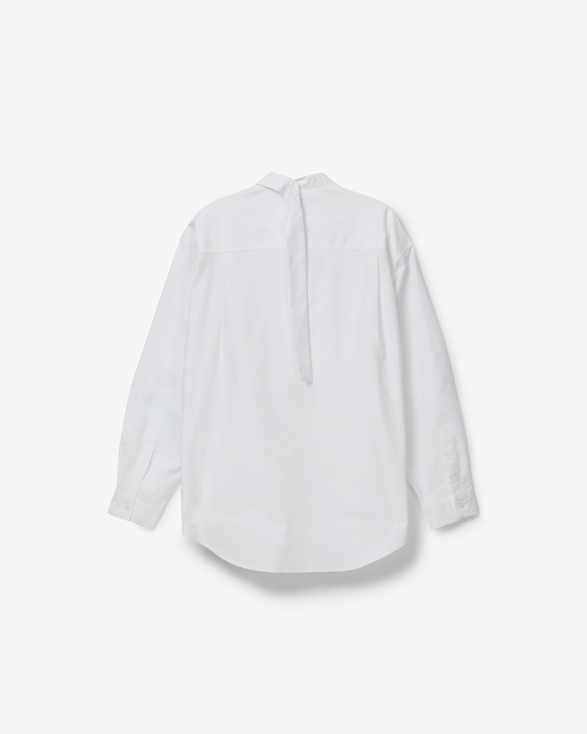 Oxpord drop tie shirts [ white ]