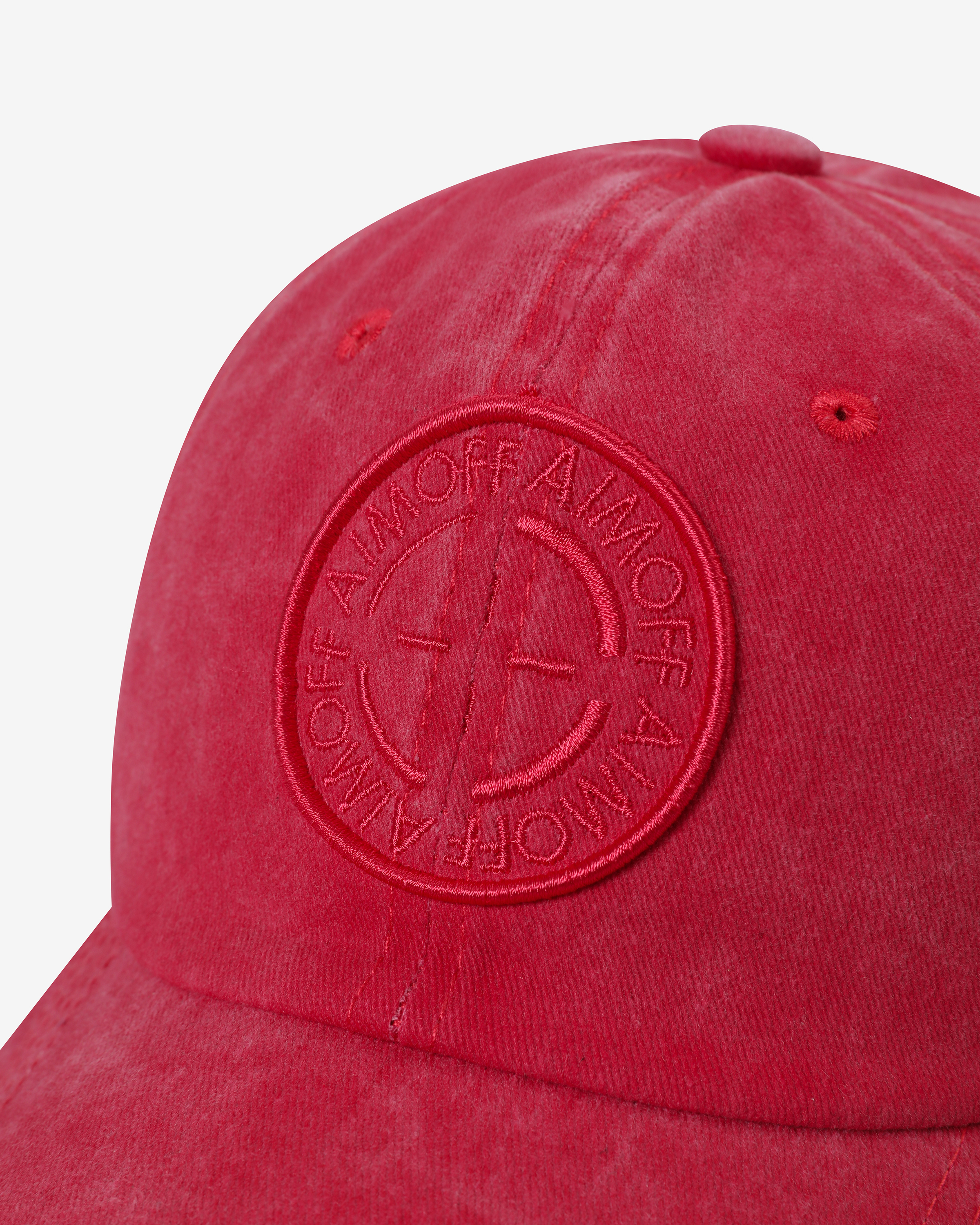 circle logo ballcap [ pink red]