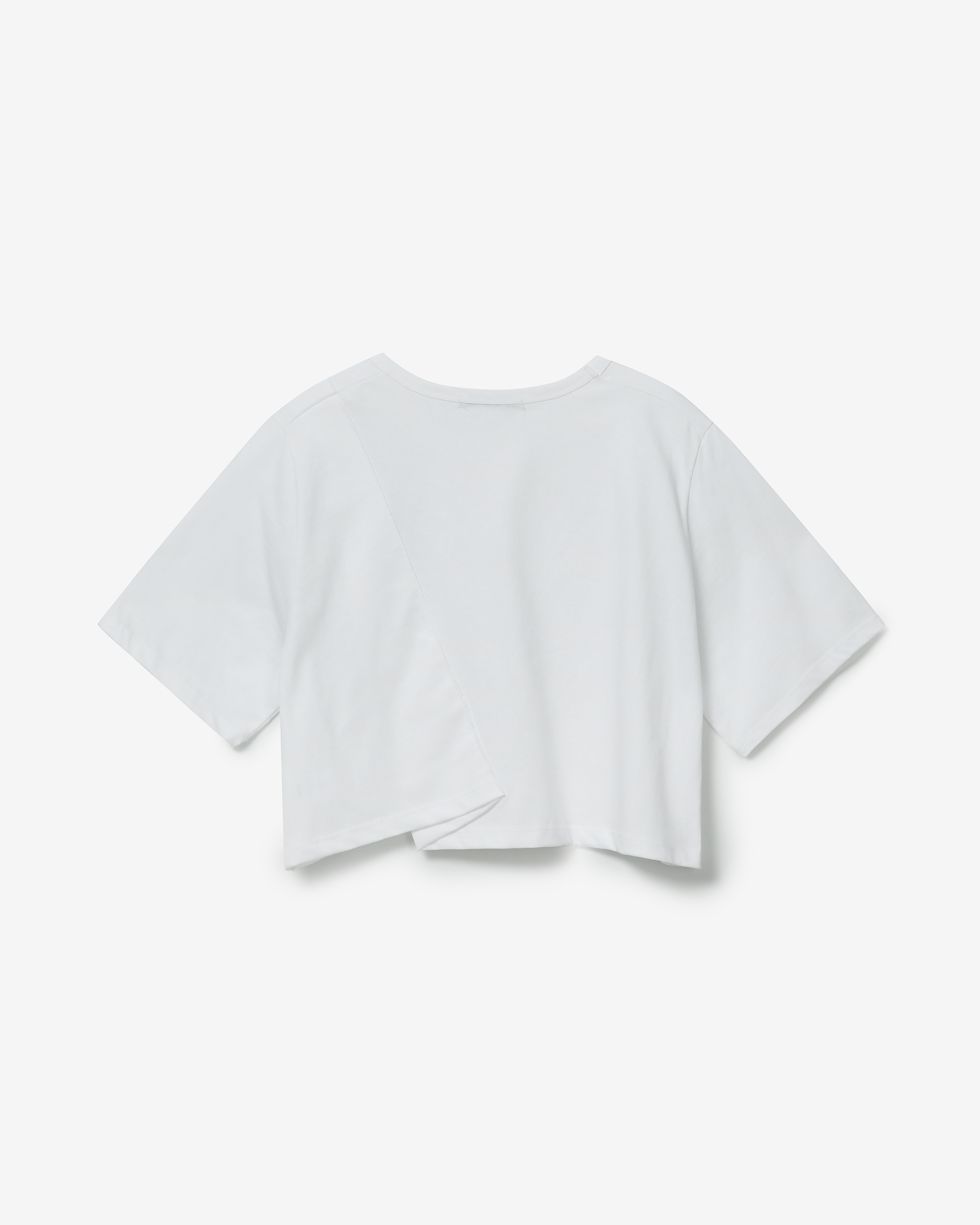 circle lettering 1/2 T-shirt [ white ]