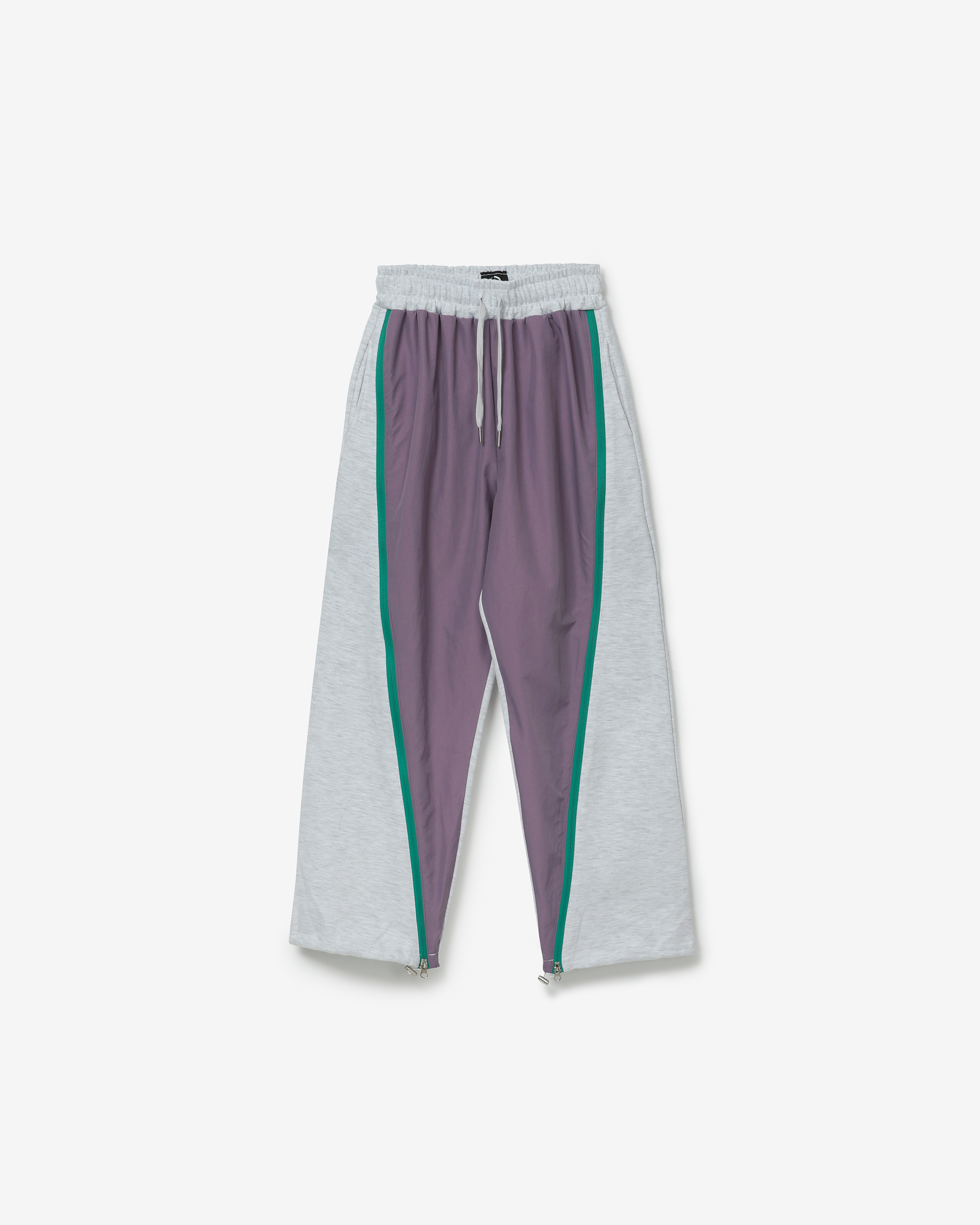 Calico set-up pants [ white melange ]
