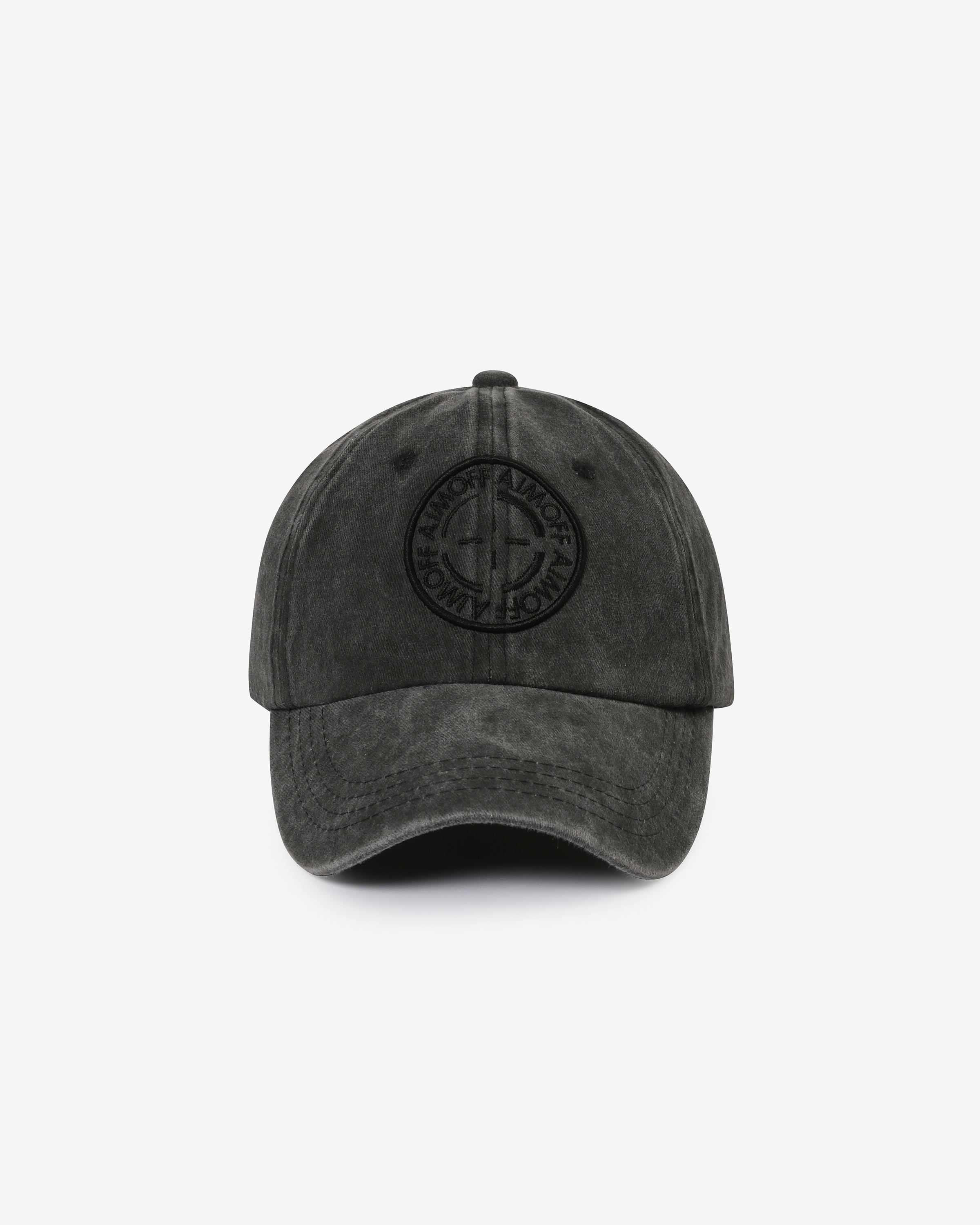 circle logo ballcap [ black ]