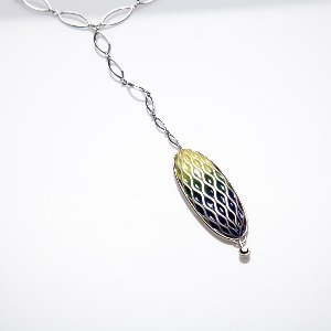E-motion necklace - yellow blue