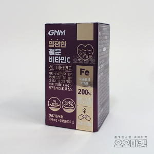 GNM자연의품격 맘편한 철분제 비타민C 500mg x 60캡슐