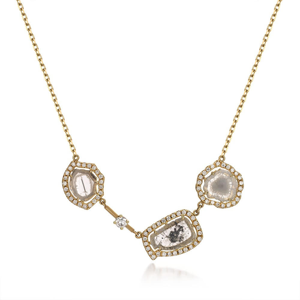 Luxury Flat Diamond Necklace