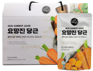 제주네이쳐 저온착즙 제주산 유기농 당근즙 (30포)