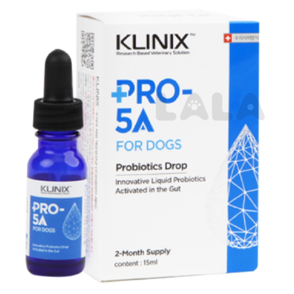 클리닉스 프로파이브에이 독 KLINIX PRO-5A for DOG 강아지 유산균 15ml
