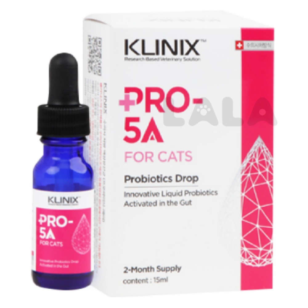 클리닉스 프로파이브에이 캣 KLINIX PRO-5A for CAT 고양이 유산균 15ml