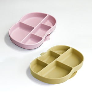 마미스테이블 호박 흡착식판[본체만] 최상급푸드그레이드 실리콘 유아 아기 그릇 용기