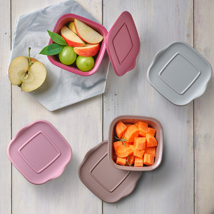 마미스테이블 냠냠볼 최상급 식품용 실리콘 이유식 보관용기 아기그릇 밀폐용기
