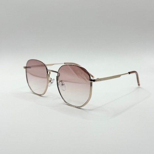 S-5444 border sunglasses pink