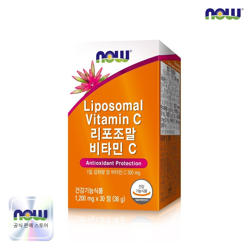 나우푸드 리포조말 비타민C 30정 1박스 (1개월분)