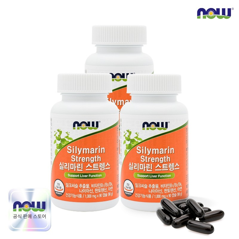 나우푸드 실리마린 스트렝스 90캡슐 3병 (9개월분)