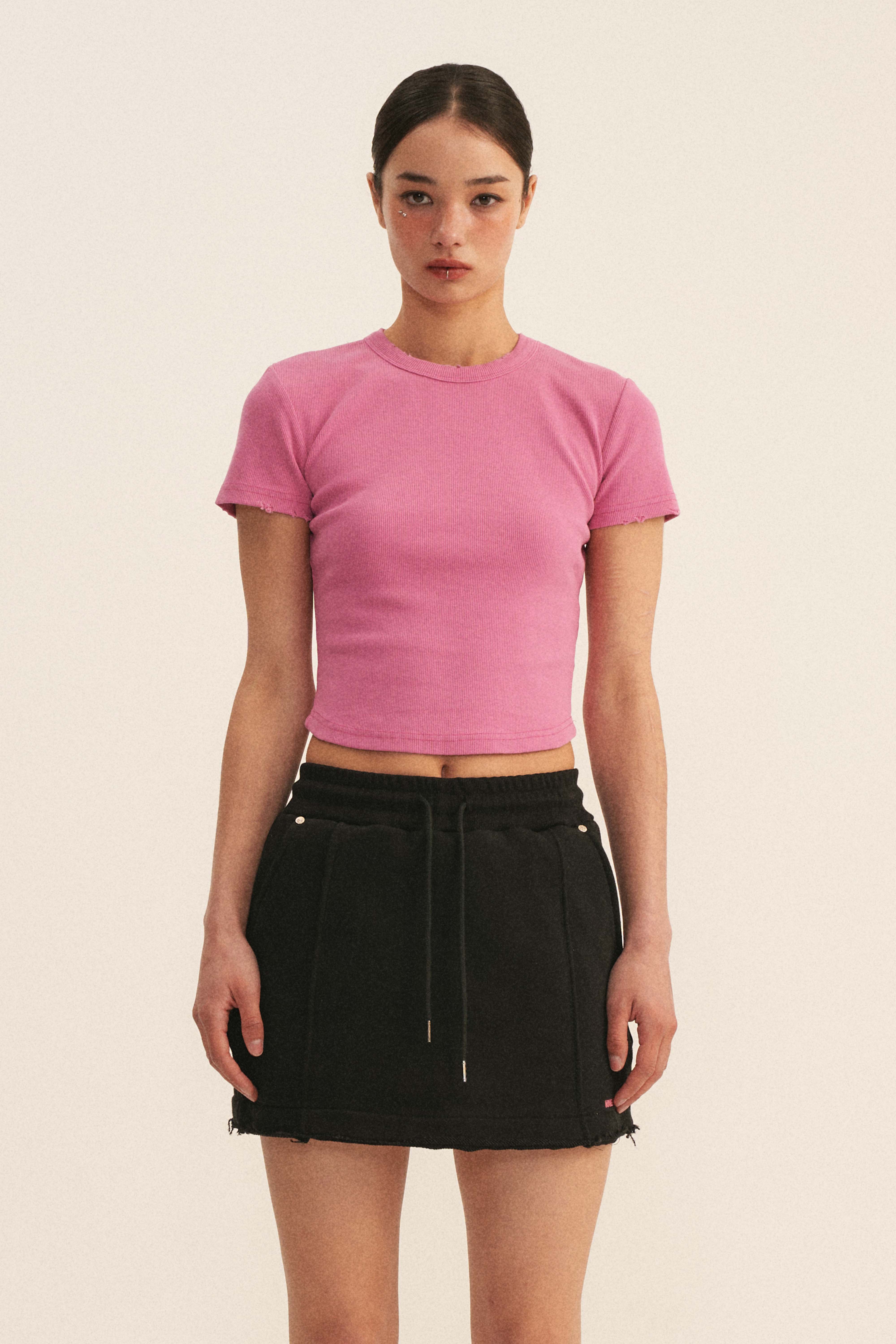 Vintage Short Sleeve T-Shirt (Pink)