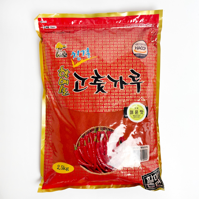 할매손 고춧가루 - 장용매운맛 1BOX (2.5kg x 6ea)