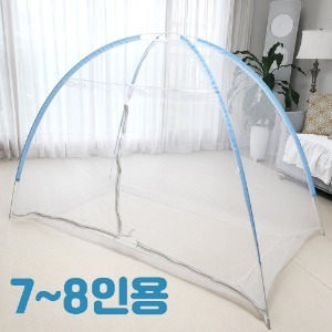 두드림 원터치 모기장 7 8인용 8700/ 휴대용 접이식 야외 텐트 사각 침대 캠핑 아기