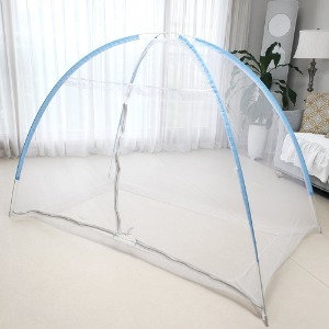 두드림 원터치 모기장 2인용 8687/ 휴대용 접이식 야외 텐트 사각 침대 캠핑 아기