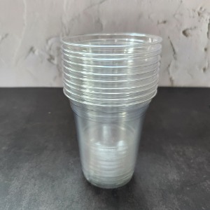 맥주 쥬스컵(10P) 0023/ 일회용 투명용기 그릇 소풍