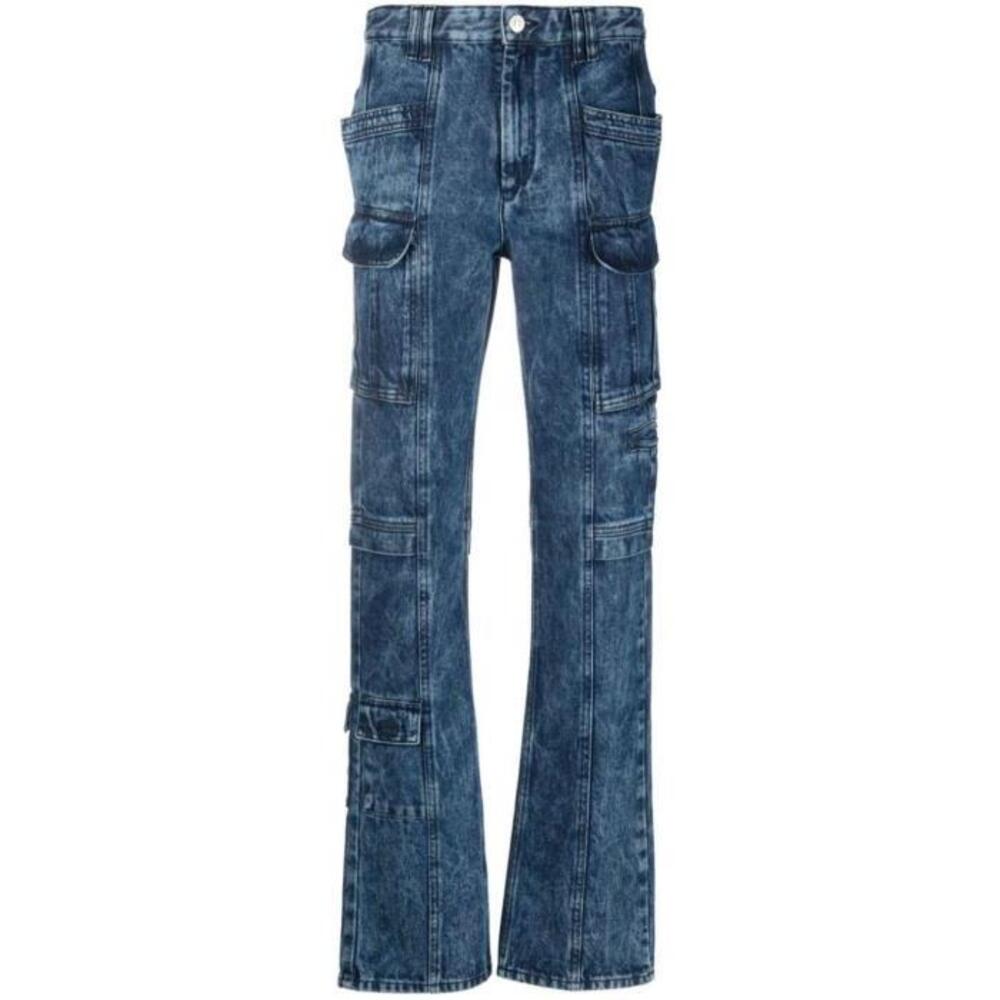 이자벨마랑 여성 바지 데님 blue Vokayo straight leg jeans 19080032_PA224422H020I