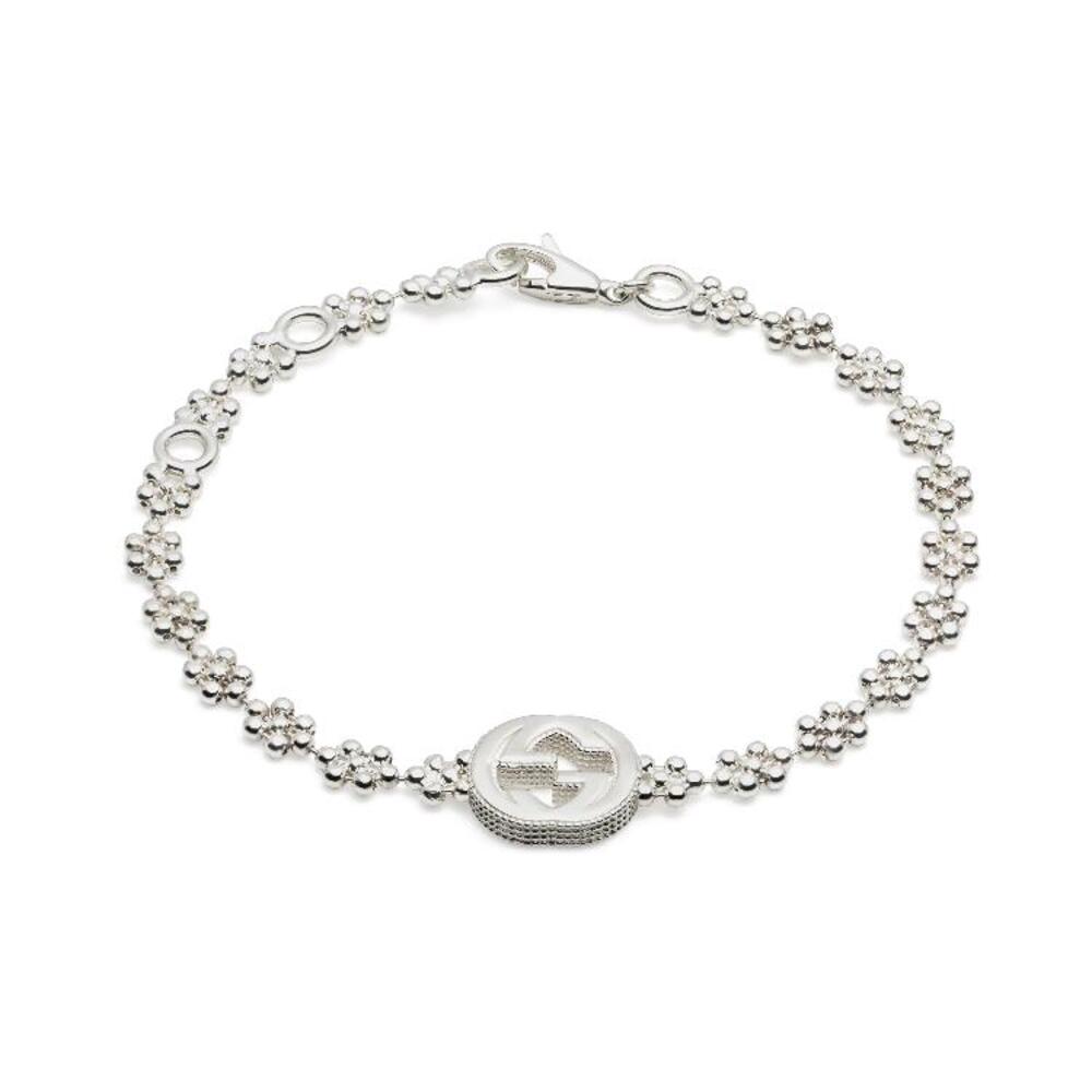 구찌 여성 팔찌 481687 J8400 8106 Gucci Interlocking bracelet in silver
