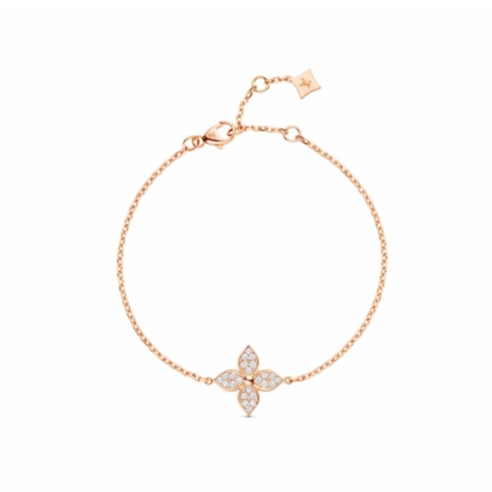여성 팔찌 Star Blossom Bracelet In Pink Gold And Diamonds Q95666