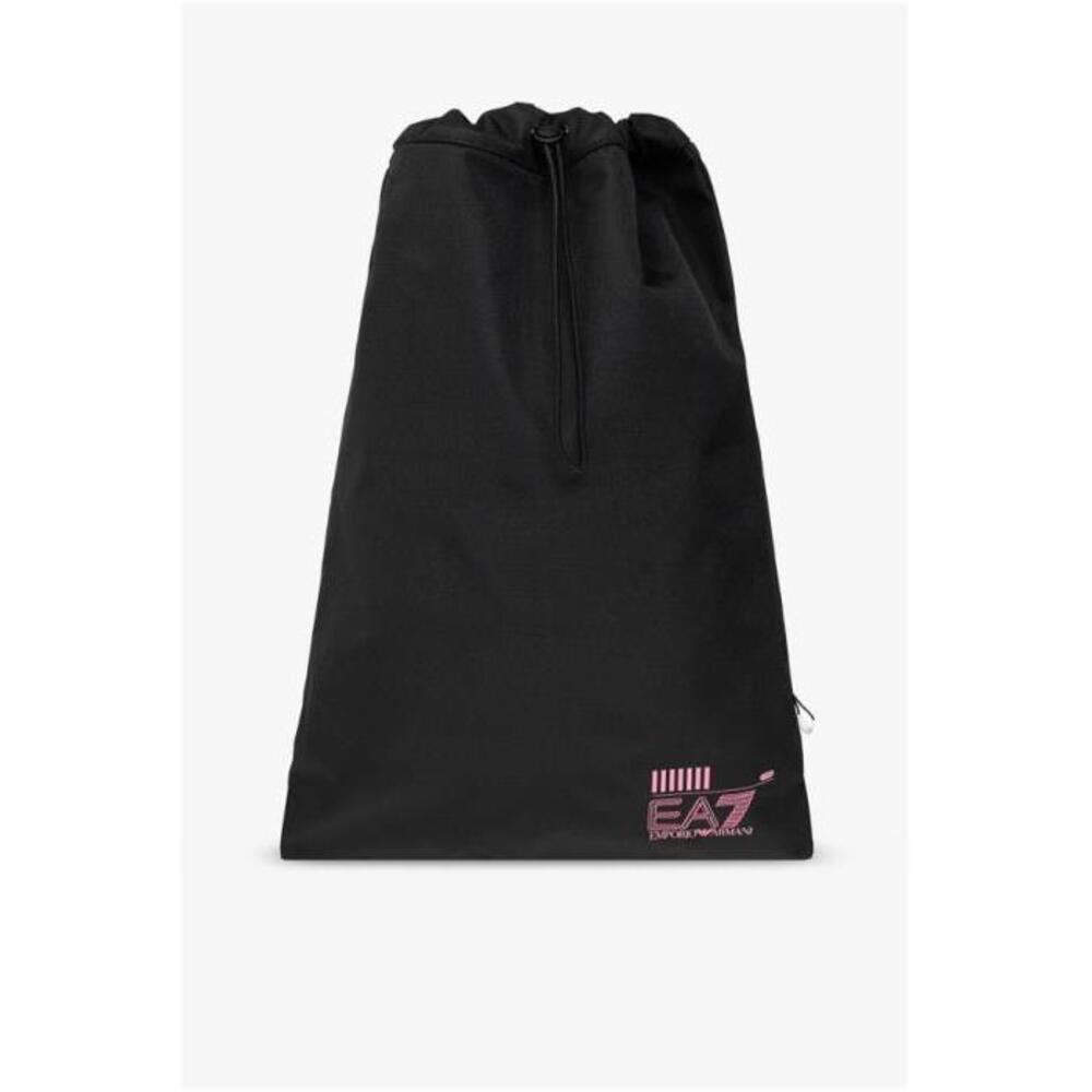 아르마니 여성 백팩 EA7 Emporio Armani BLACK ‘Sustainable’ collection backpack 245085 CC940-26221