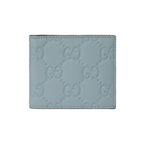 구찌 남성 지갑 771309 AAC38 4913 GG rubber effect bi fold wallet