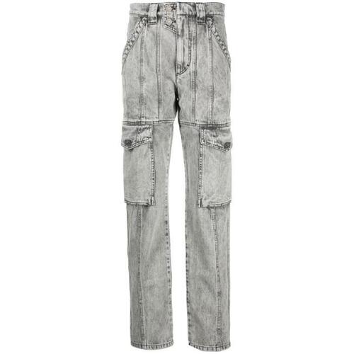 MARANT ETOILE 여성 바지 데님 Grey Vayoneo High Waist Tapered Jeans 18855151_PA222122A023E