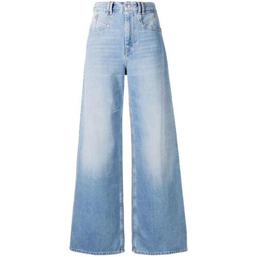 이자벨마랑 여성 바지 데님 blue Lemony wide leg jeans 18694564_PA0052FAA1H25I