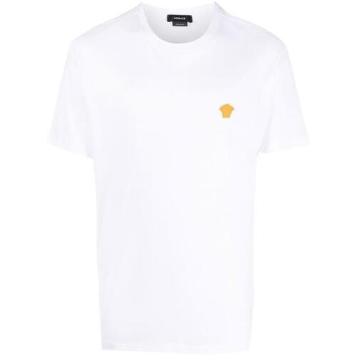 베르사체 남성 티셔츠 맨투맨 White Medusa Head Embroidered T shirt 18835438_10084811A06063