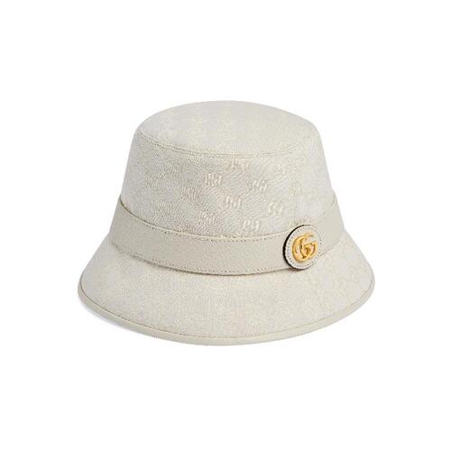구찌 여성 모자 748476 4HG62 9078 GG canvas bucket hat