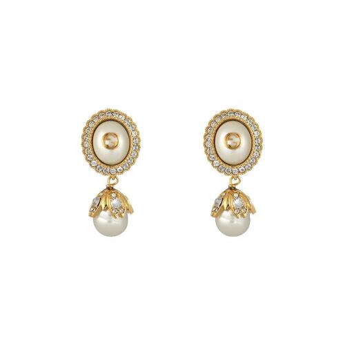 구찌 여성 귀걸이 753926 J1D51 8486 Gucci Interlocking pearl earrings