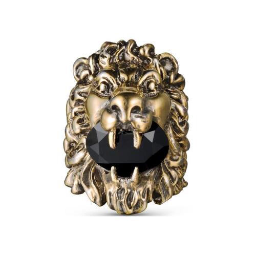 구찌 여성 반지 402763 J1D50 8029 Lion head ring with crystal
