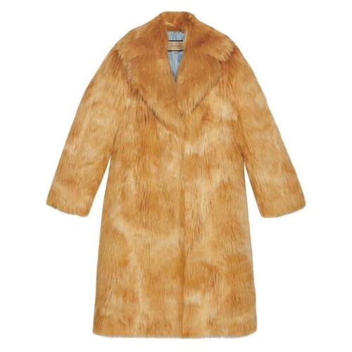 구찌 여성 코트 Orange Faux Fur Long Coat 19355782_708519XEADU