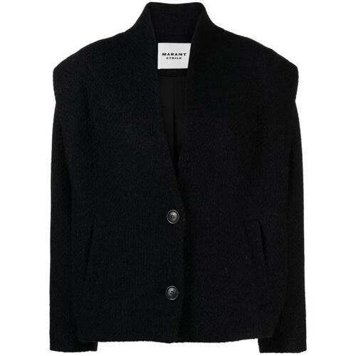 MARANT ETOILE 여성 자켓 블레이저 black Drogo virgin wool jacket 19138919_VE0040FAA1D23E