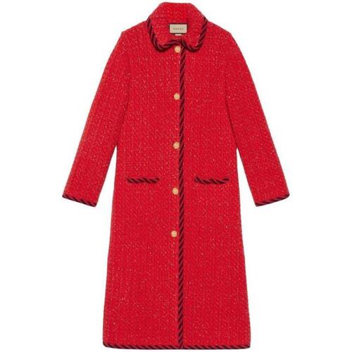 구찌 여성 코트 Red Cable Knit Coat 19469900_710648XKCLG