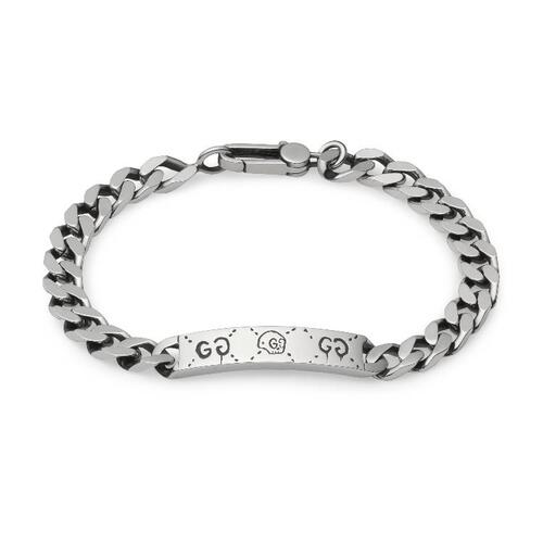 구찌 여성 팔찌 455321 J8400 0701 GucciGhost chain bracelet in silver