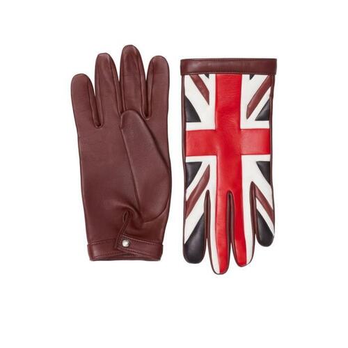 버버리 남성 장갑 Red Union Jack Panelled Gloves 18621364_8060774