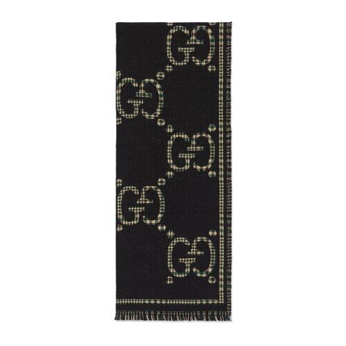 구찌 남성 스카프 숄 660025 4G386 1066 Check GG wool scarf