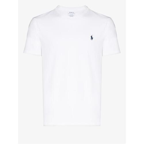폴로랄프로렌 남성 티셔츠 맨투맨 white embroidered logo cotton T shirt 13998286_710680785