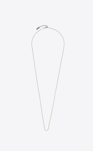 생로랑 남성 목걸이 724180Y15008142 long rectangular chain necklace in metal