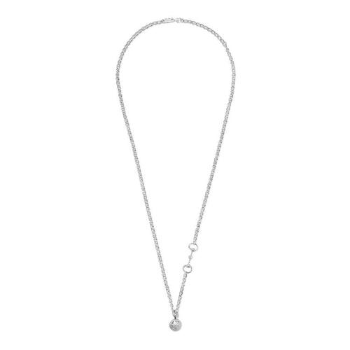 구찌 여성 목걸이 782844 J8400 8106 Chain Horsebit necklace with ball pendant
