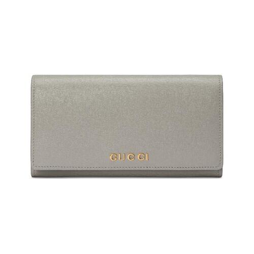 구찌 여성 지갑 772638 0OP0N 1440 Continental wallet with Gucci script