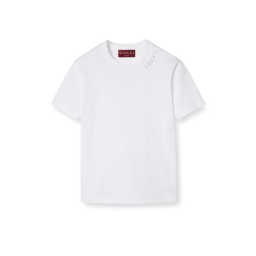 구찌 여성 티셔츠 맨투맨 787299 XJGME 9692 Light cotton jersey T shirt