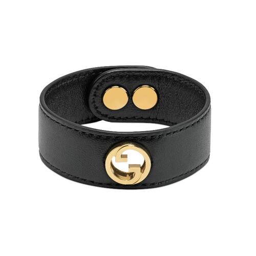 구찌 여성 팔찌 774814 IAAEM 8029 Gucci Blondie leather bracelet