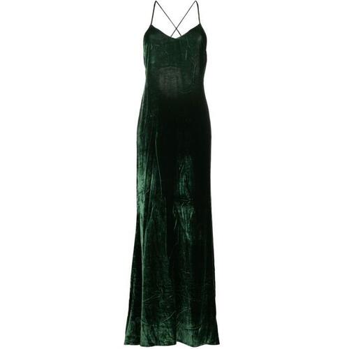 리포메이션 여성 원피스 Green Rimini Velvet Maxi Dress 19131077_1302413FOE