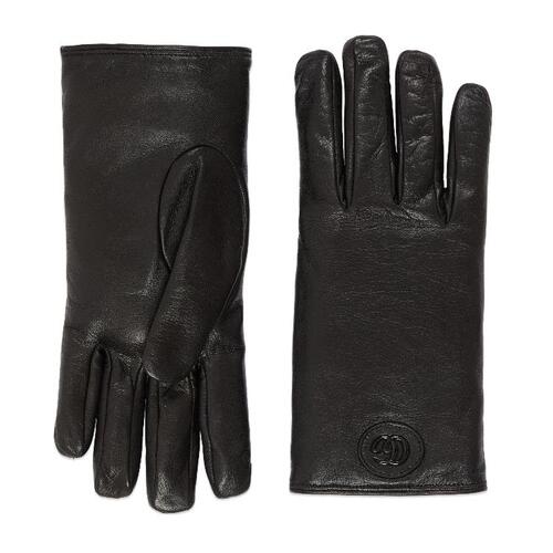 구찌 남성 장갑 727367 4SACC 1000 Leather gloves with DoubleG